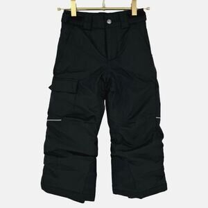 Columbia Kids Ski Pants Black Fleece Lined Winter XXS Outdoors